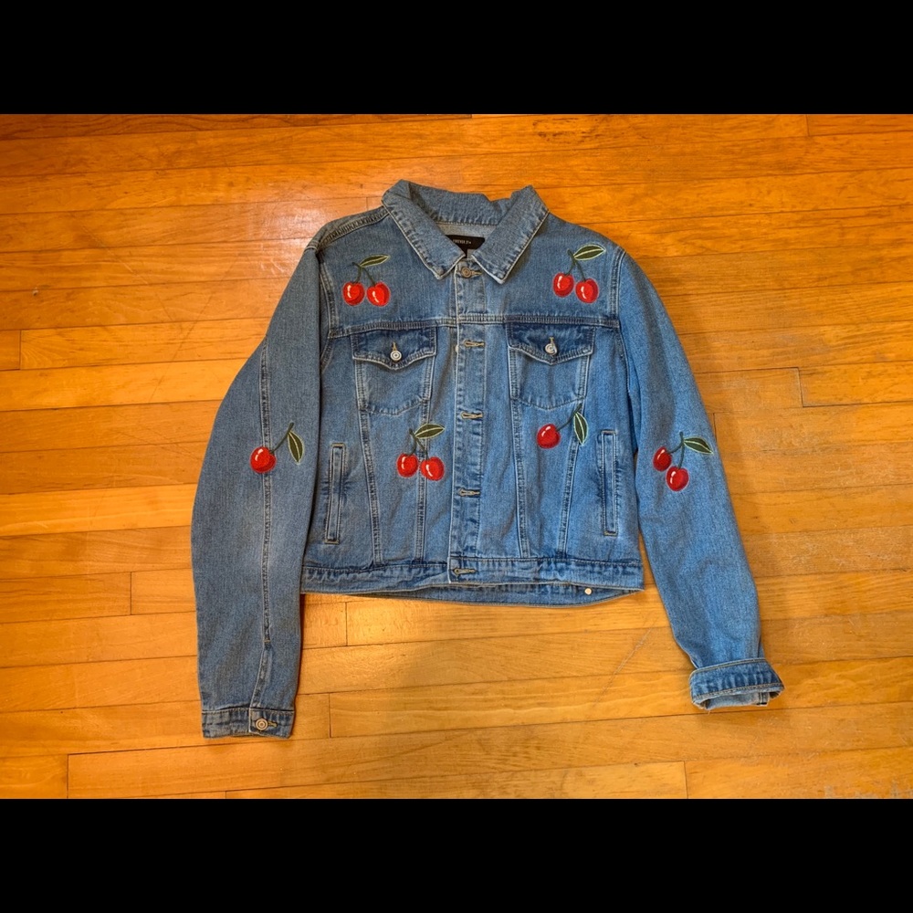 Cherry Denim Jacket
